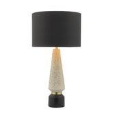 Onora Table Lamp White & Black With Shade