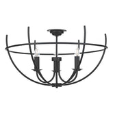David Hunt Lighting Orb 3 Light Semi Flush ORB86
