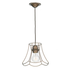 David Hunt Lighting Oregon Single Pendant Small Bronze Pendant   ORE0163