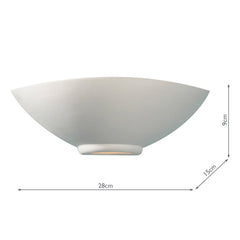 Otis Wall Washer Unglazed