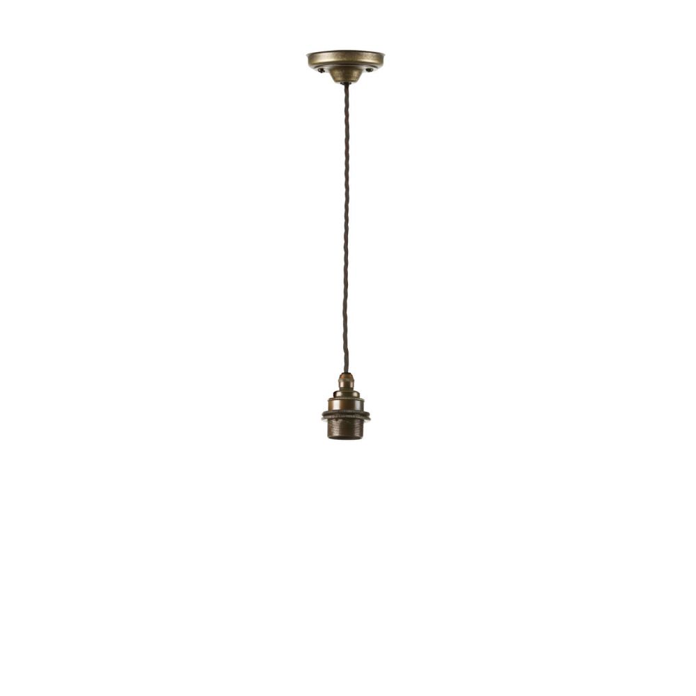 Painswick Single Suspension In Aged Brass