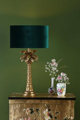 Palm Table Lamp Gold Base Only