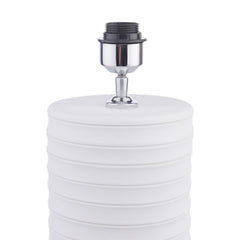 Pascha Table Lamp White Ceramic Base Only