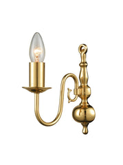 Franklite, Delft 1Lt Bracket. Polished Brass