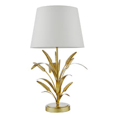 Phaedra Table Lamp Gold With Shade