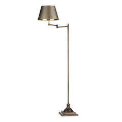 David Hunt Lighting Pimlico Floor Lamp Antique Brass Swing Arm