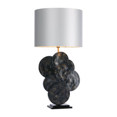 David Hunt Lighting  Planet Table Lamp In Blue And Gold