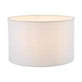 Pyramid White Linen Drum Shade 30cm