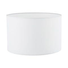 Pyramid White Linen Drum Shade 30cm