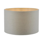 Pyramid Grey Linen Drum Shade 30cm