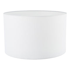 Pyramid White Linen Drum Shade 40cm