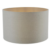 Pyramid Grey Linen Drum Shade 40cm