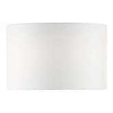 Pyramid White Linen Drum Shade 46cm