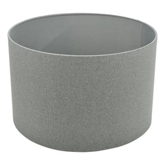 Pyramid Grey Linen Drum Shade 46cm