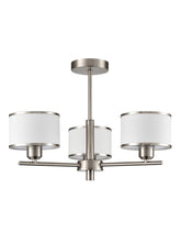 Franklite Polaris 3lt Fitting In Satin Nickel