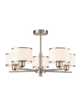 Franklite Polaris 5lt Fitting In Satin Nickel