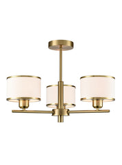 Franklite Polaris 3lt Fitting In Aged Brass