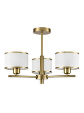 Franklite Polaris 3lt Fitting In Aged Brass