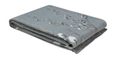 Laura Ashley Pussy Willow Blanket Steel