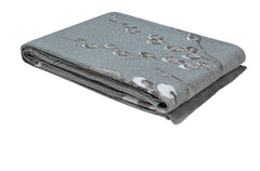 Laura Ashley Pussy Willow Blanket Steel