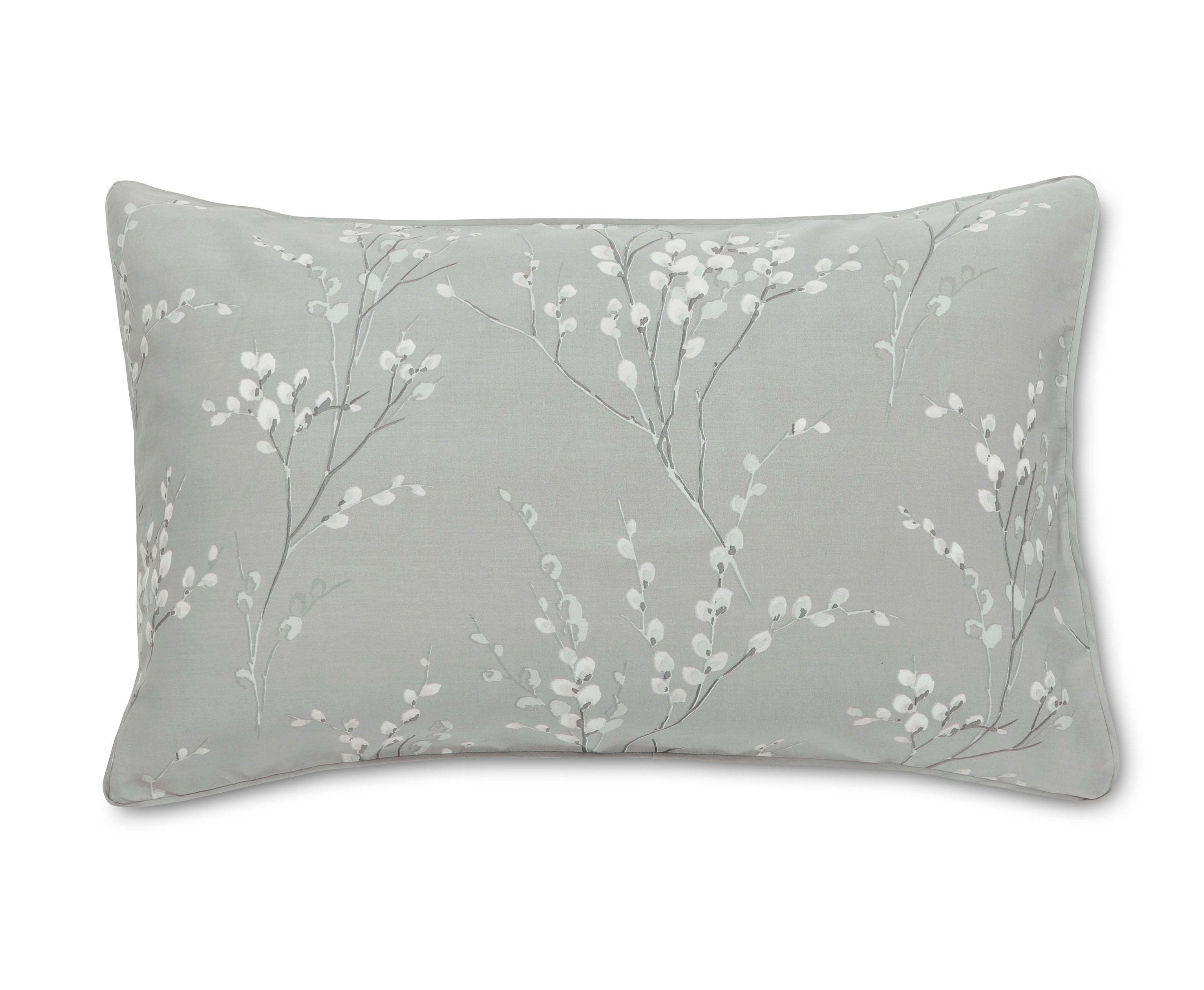 Laura Ashley Pussy Willow Steel Duvet Cover and Pillowcase Set
