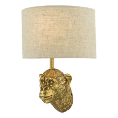 Raul Monkey Wall Light Comes with Shade Dar Lighting RAU0735