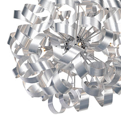 Rawley 12 Light Pendant Brushed Aluminium