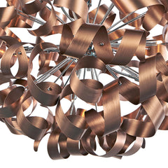 Rawley 12 Light Pendant Brushed Copper