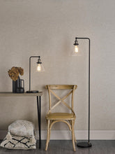 Ray Floor Lamp Antique Brass and Glass