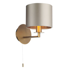 The Light Shade Studio Rex Wall Light Bronze With Bespoke Shades