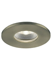 IP65 LED Downlight Satin Brass 3000K
