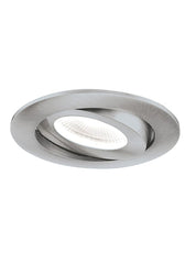 LED 3000K Adjustable Downlight with Chrome Bezel