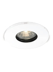 GU10 Mains Voltage Recessed Downlight with White Bezel