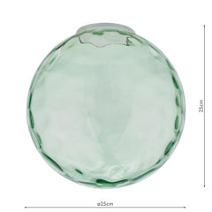 Ripple Easy Fit Pendant Green Glass