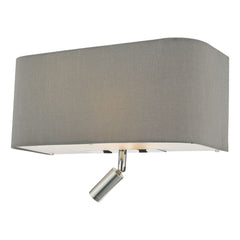 Ronda 3 Light Wall Light Grey With LED Reading Light dar lighting