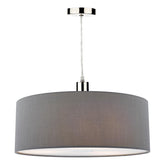 Ronda Grey Faux Silk Easy Fit Shade 60cm