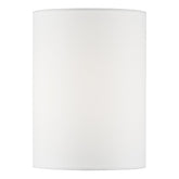 Tuscan Ivory Cotton Cylinder Shade 13cm