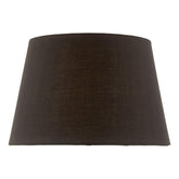 Safia Black Cotton Tapered Drum Shade 36cm