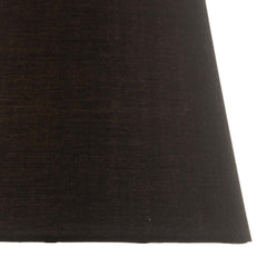 Safia Black Cotton Tapered Drum Shade 36cm