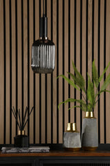 Sawyer Easy Fit Shade Smoked Ribbed Glass
