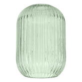 Sawyer Easy Fit Pendant Green Ribbed Glass
