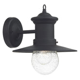 Sedgewick Outdoor Wall Light Black Glass IP44 dar lighting