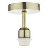 SF0175 Semi Flush Suspension Antique Brass Bracket Only