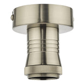 SFB4861 E27 Semi Flush Suspension Antique Chrome Bracket Only