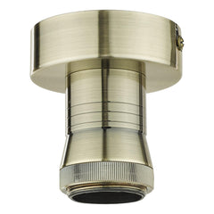 SFB4875 E27 Semi Flush Suspension Antique Brass Bracket Only
