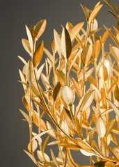 Silvius 9 Light Pendant Gold Leaf