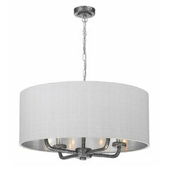 David Hunt Lighting Sloane 4 Lt Pendant Pewter SLO0499