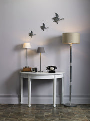 David Hunt Lighting Sloane 6LT Pendant Pewter with Shades SLO0699