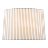 Sosa Taupe Cotton Tapered Drum Shade 22cm