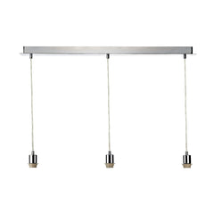 3 Light Suspension Plate Polished Chrome SP365 - The Light Company
